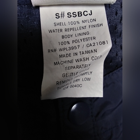 Rawlings Blue Nylon Pullover with Drawstring Waist - Picture 5 of 6